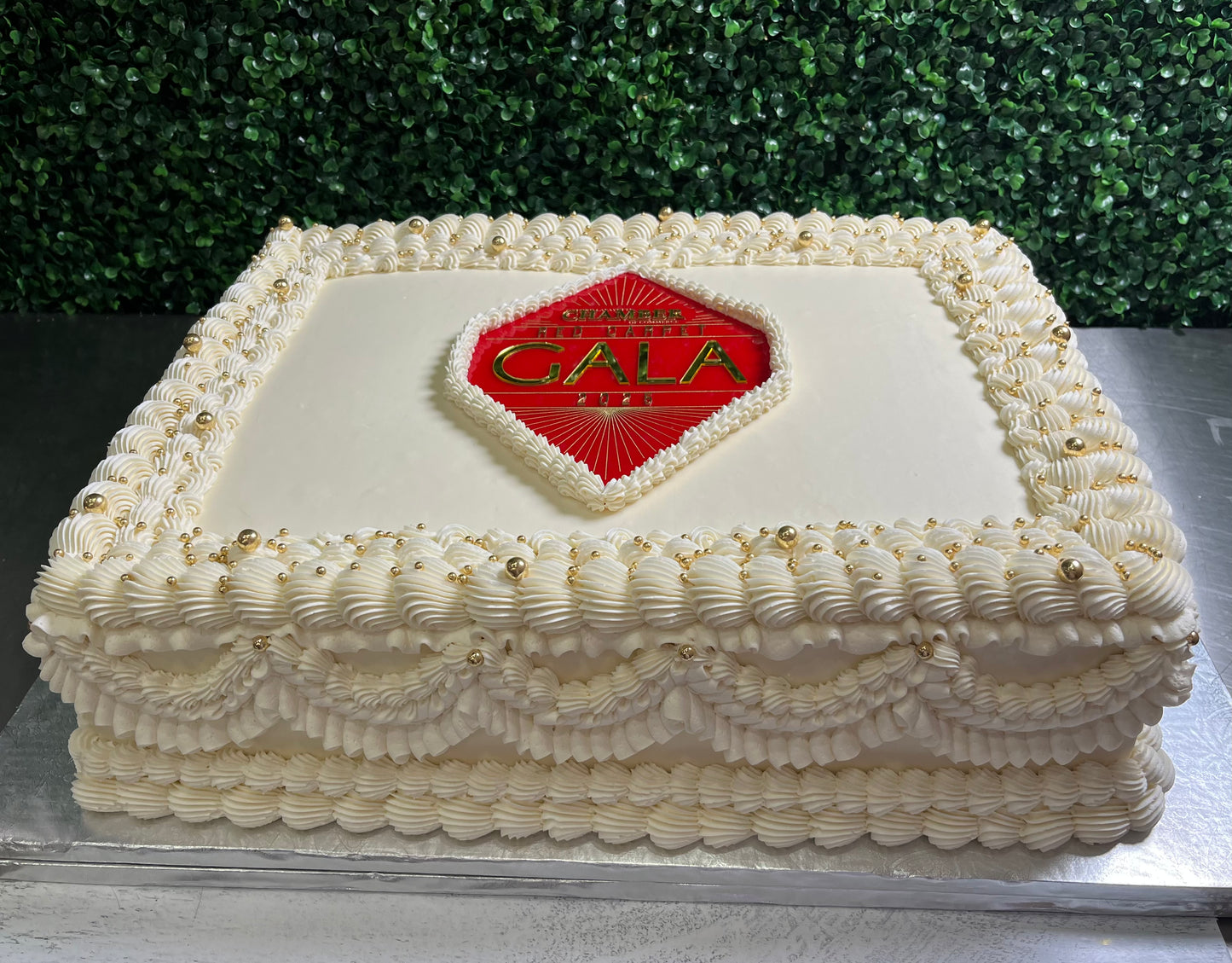 Vintage sheet cake