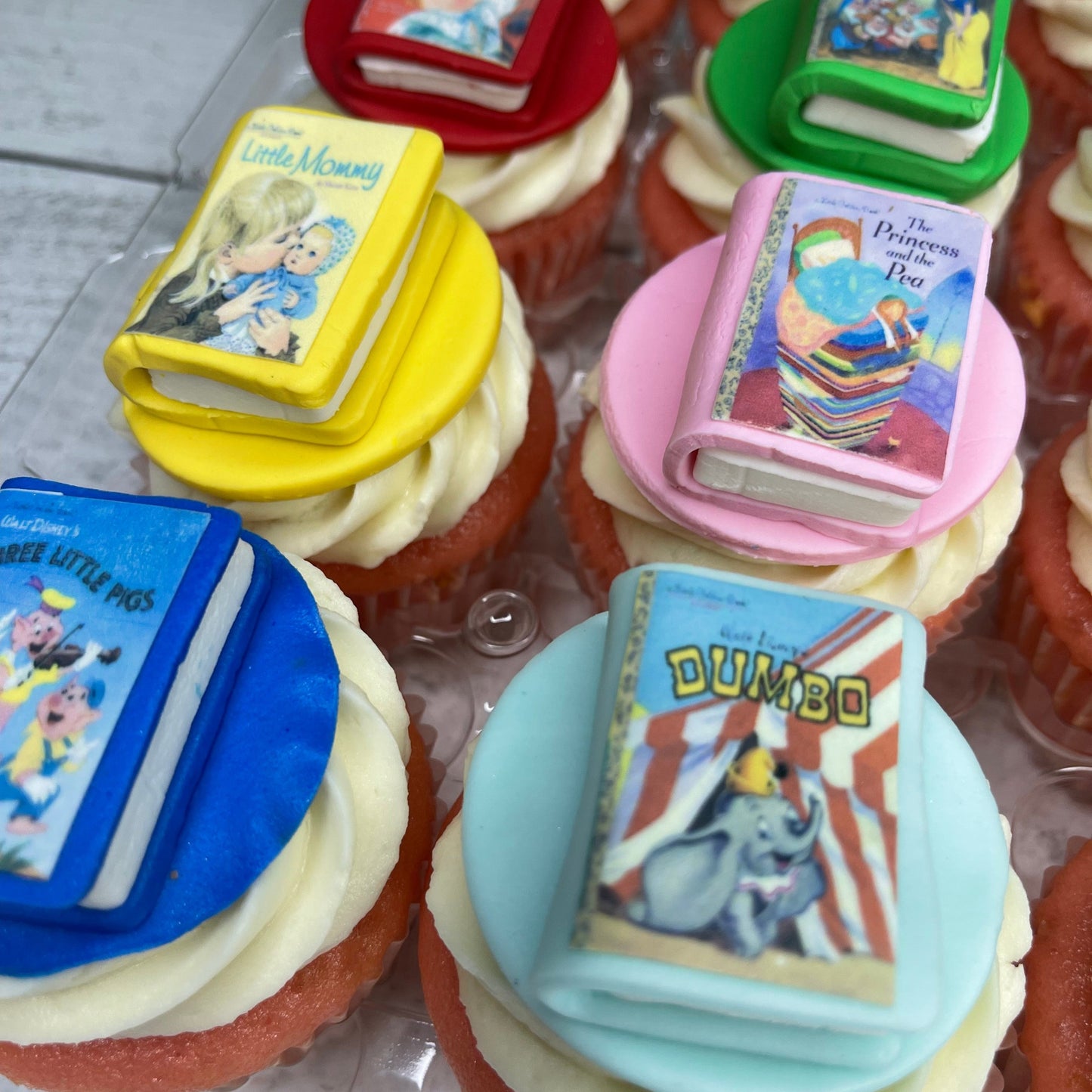 Themed Fondant Topper Cupcakes