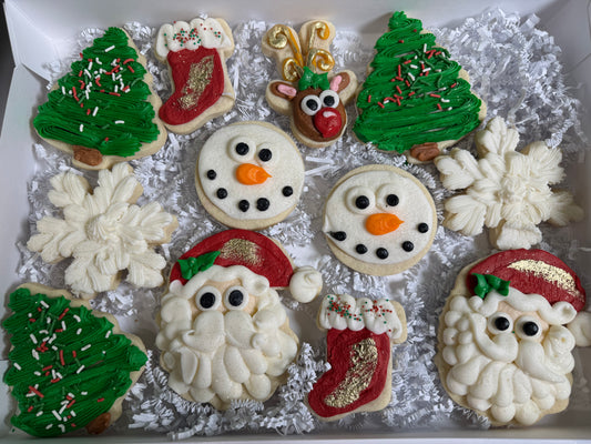 Holiday Iced Cookie Box