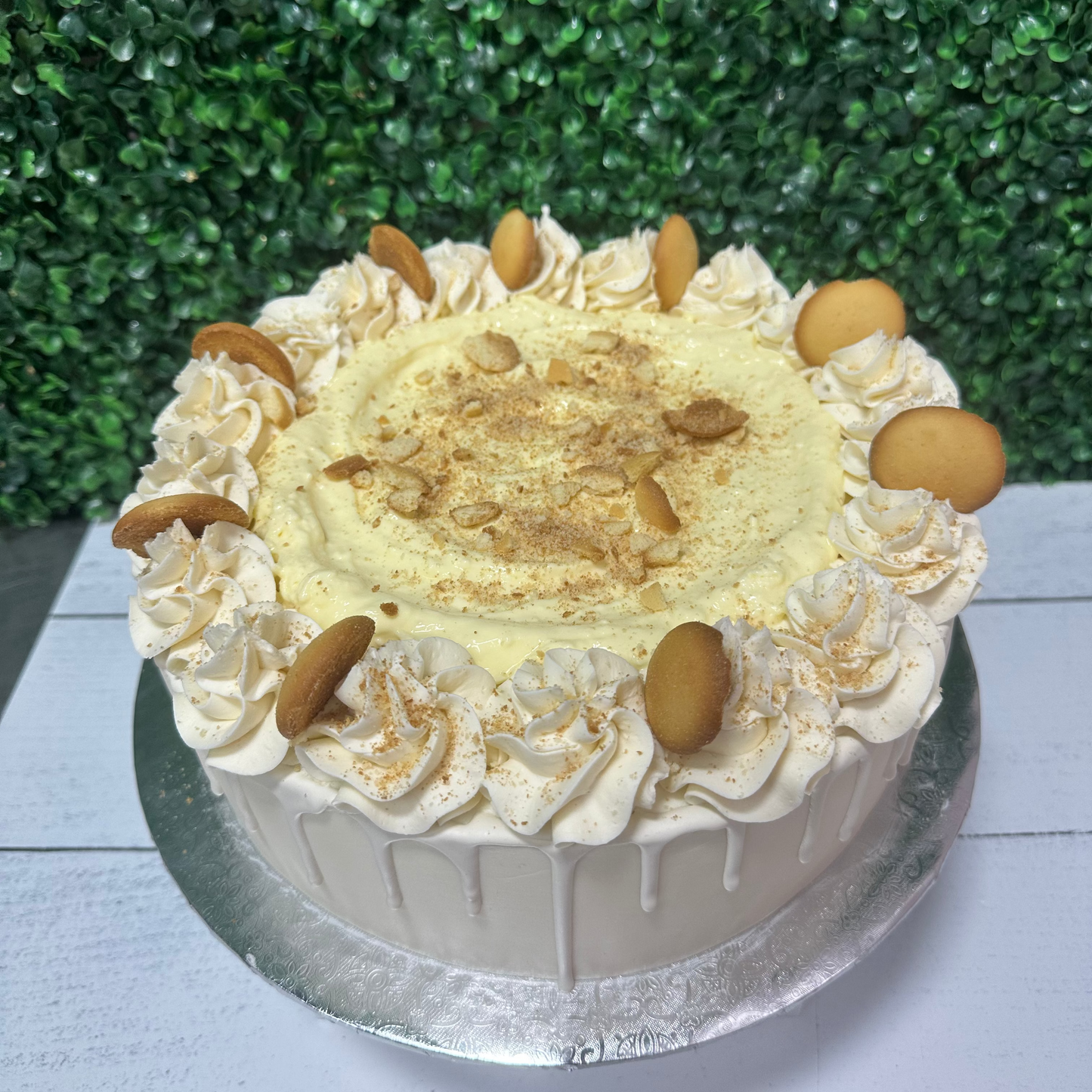 Classic Celebration Cake- Banana Pudding SINGLE LAYER, 10inch