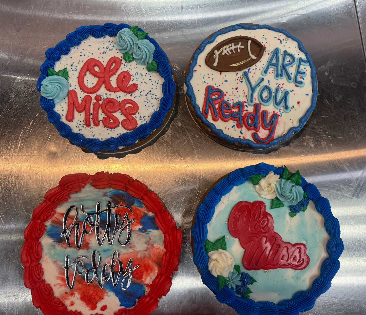 Game day Cookie Cakes