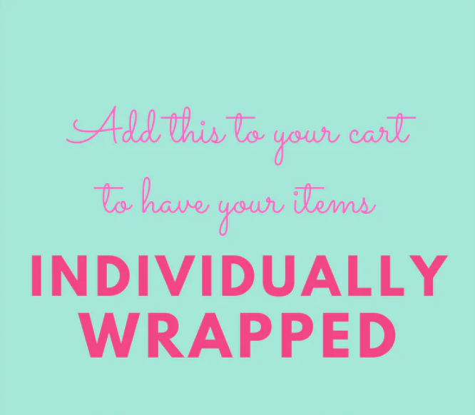 Individual Packaging (For Treat Bundles)- ALL EXCEPT CUPCAKES