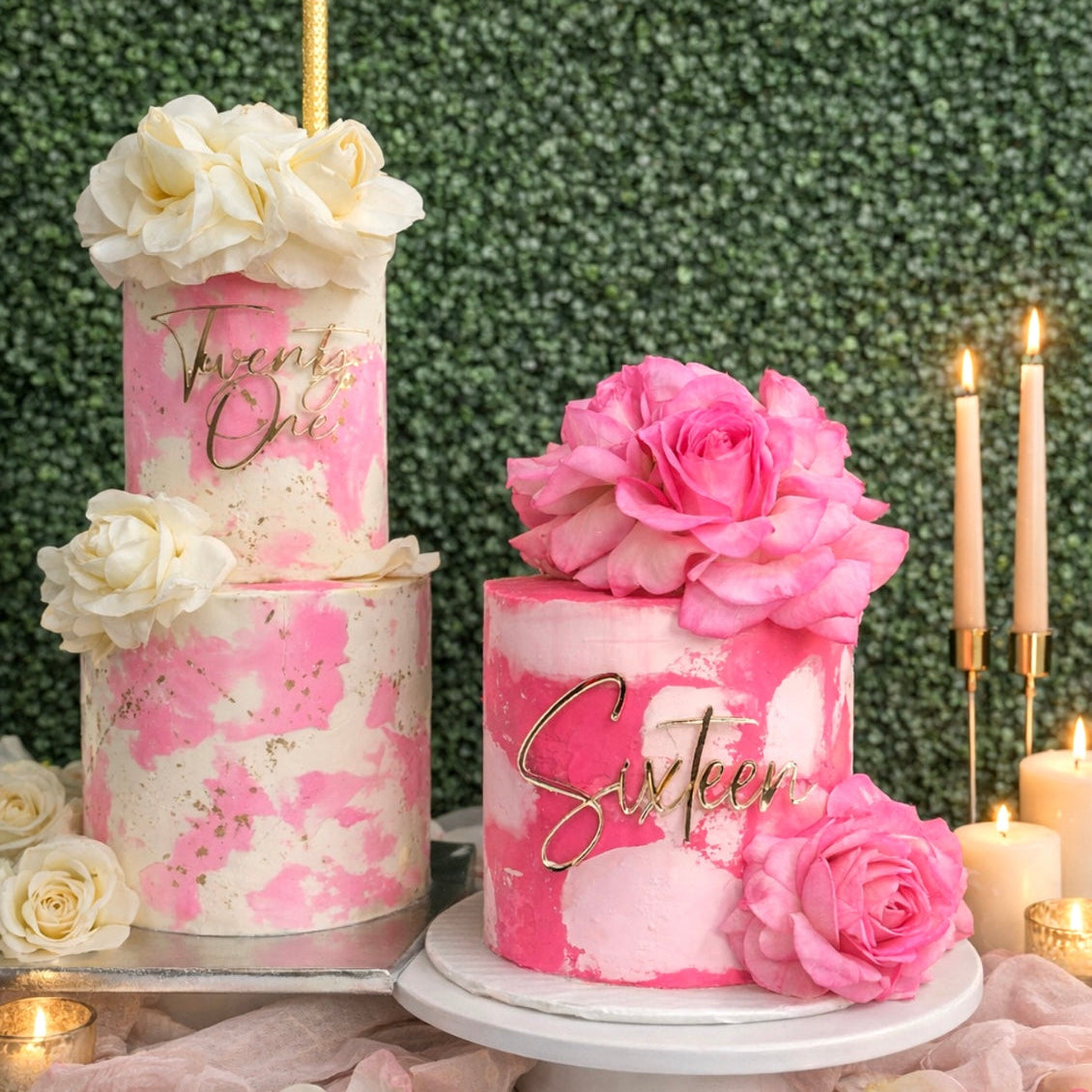 Luxe Floral Cakes