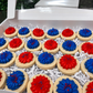Mini Red & Blue iced sugar cookies