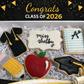 Custom Grad cookie set