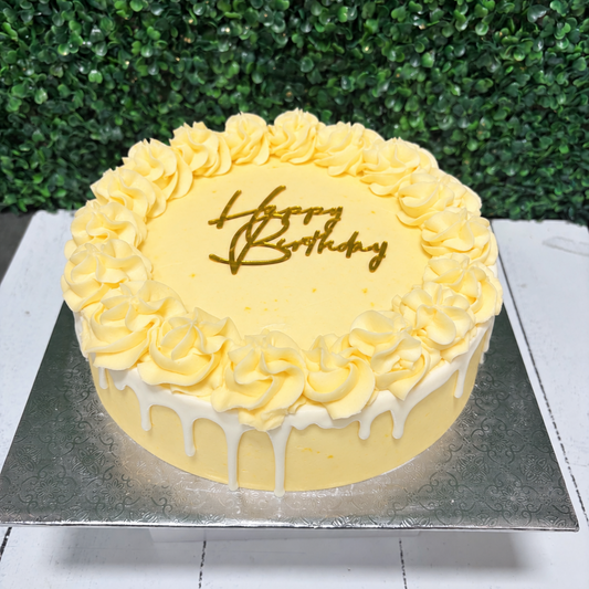 Classic Celebration Cake- Lemon SINGLE LAYER, 10inch