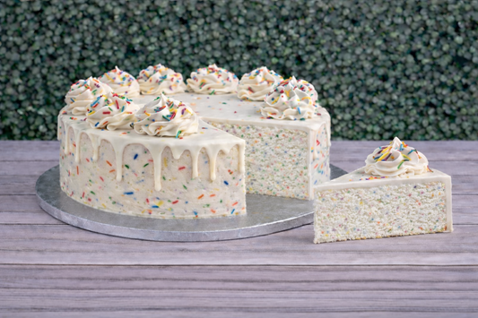 Classic Celebration Cake- Vanilla Funfetti SINGLE LAYER, 10inch