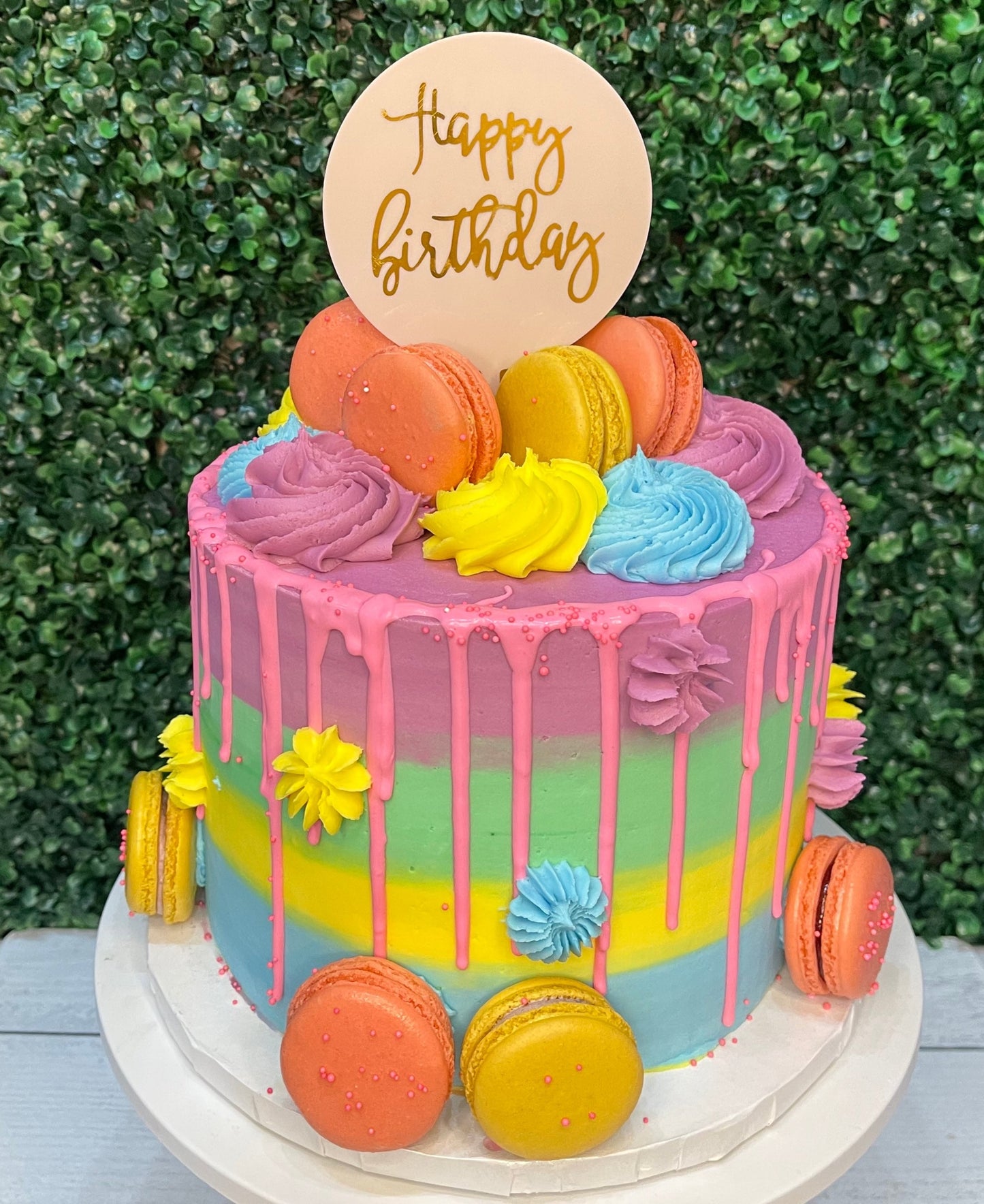 Crazy Drip & Colors! (Tall Cake)